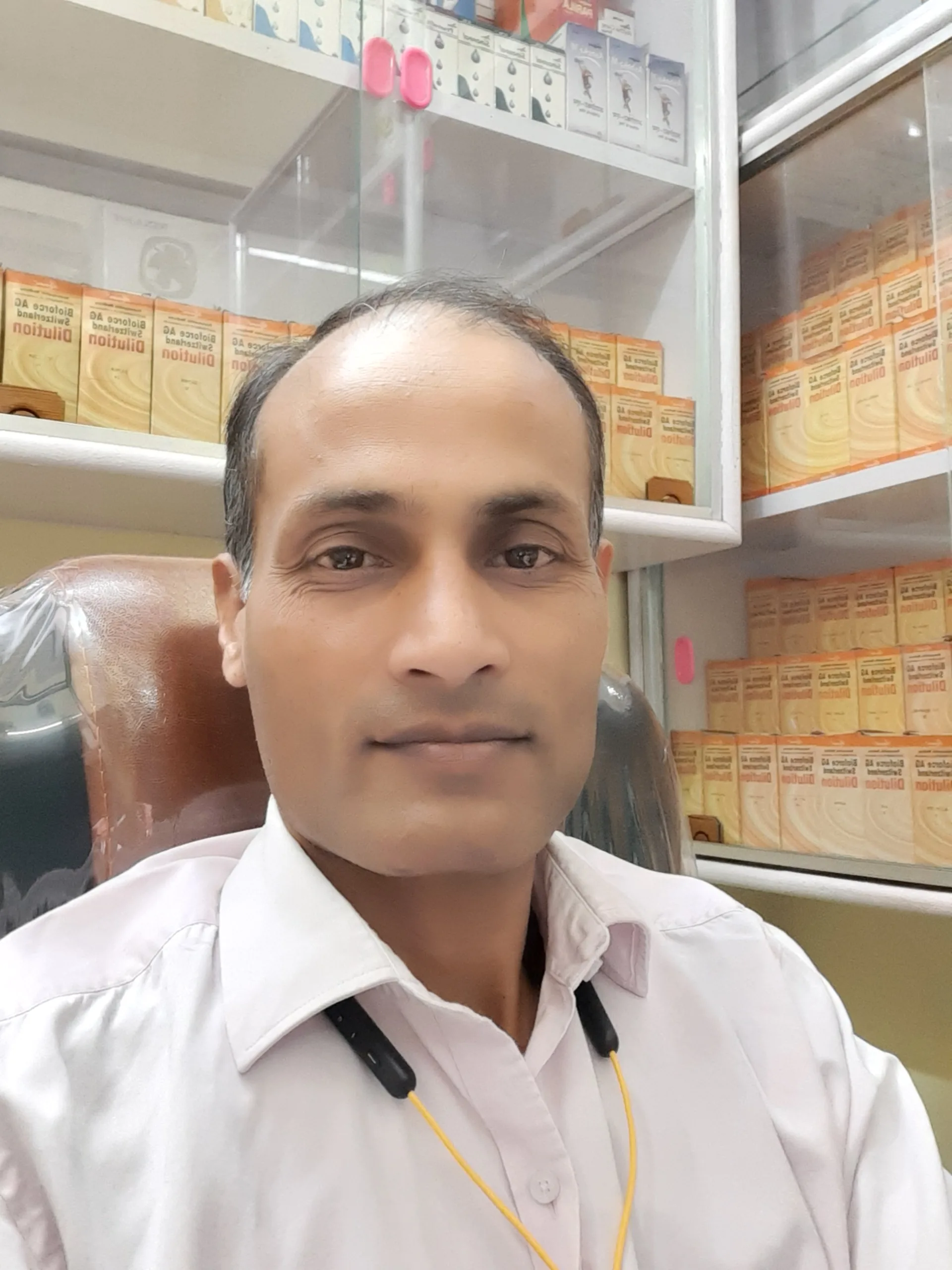About Dr. K. K. Pandey at his clinic
